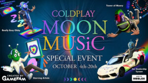 Read more about the article コールドプレイ、Robloxでアルバム『Moon Music」リリース記念イベントを開催